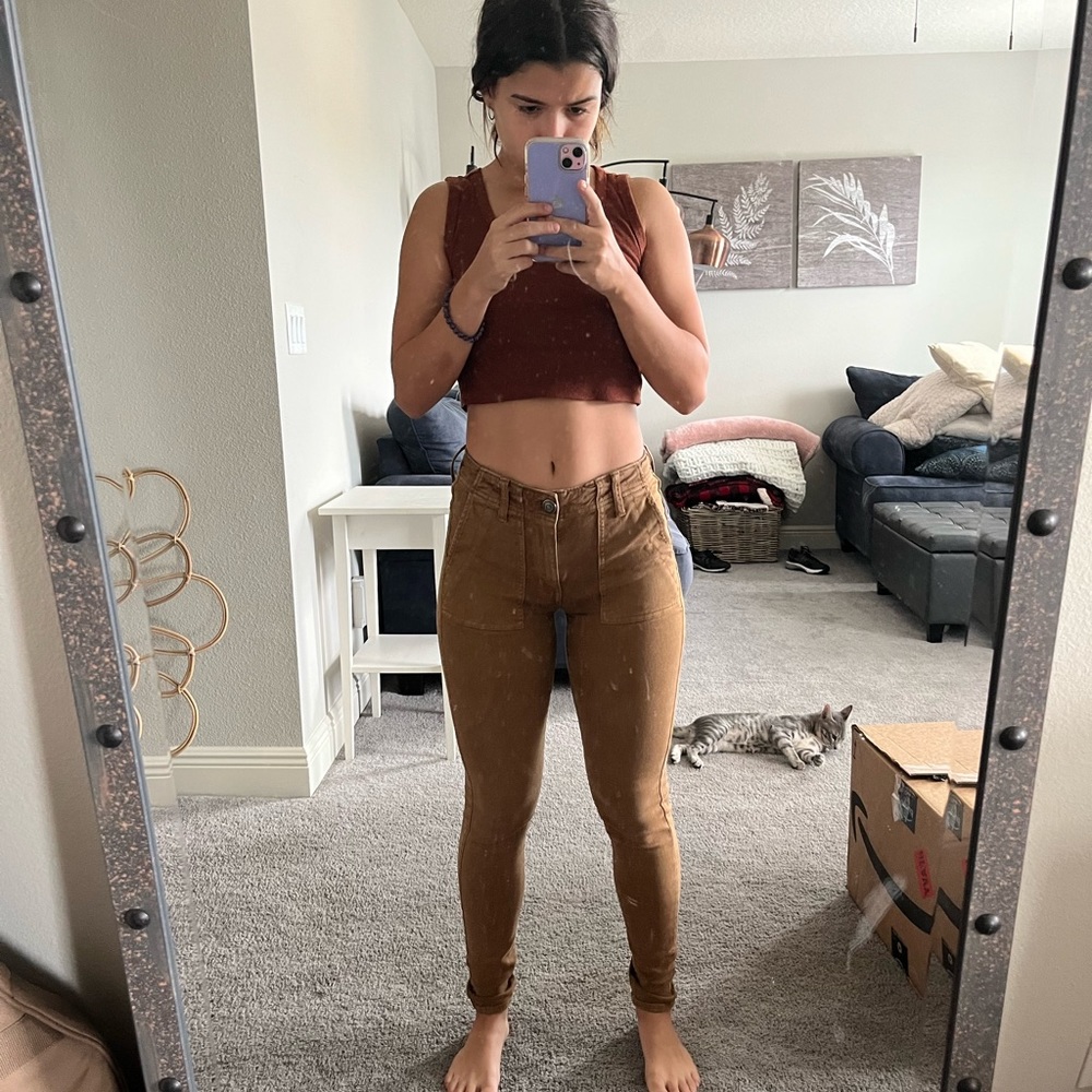 Brown Skinny Jeans